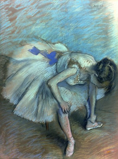 Sitzende Tänzerin von Edgar Degas